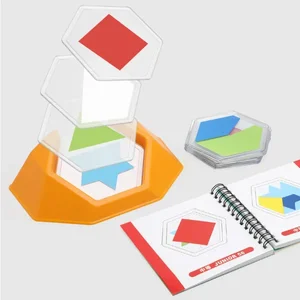 Buntes Code Bildungsrätsel für Kinder, intelligente geometrische Rätsel Logikbuchspiel, Weltraumspielzeug, DIY -Geschenke für Kinder 10 Hauptverkaufsgeheimnis -Code -Spiel - №2