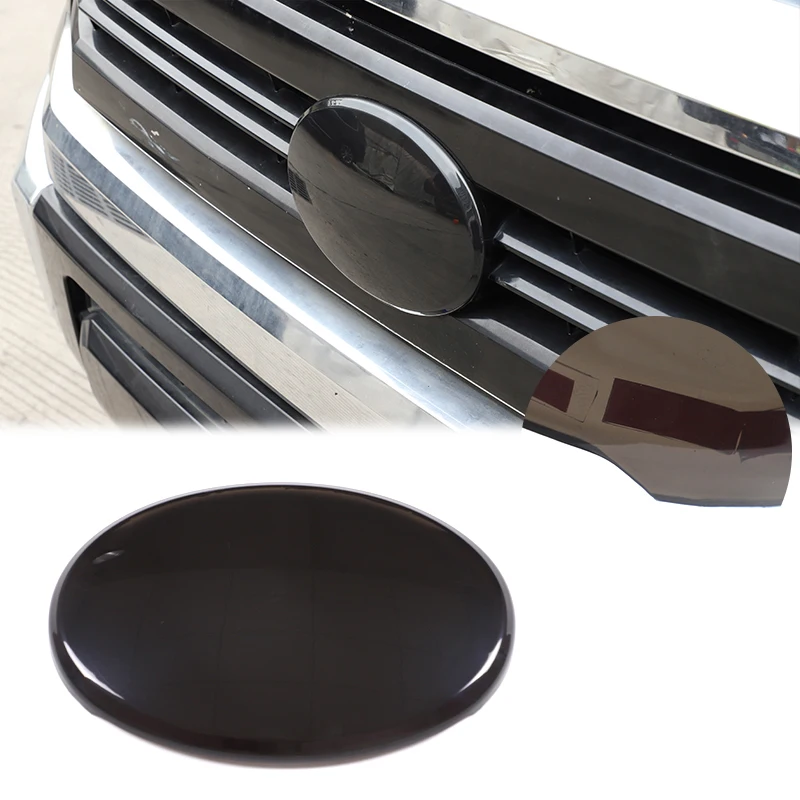 

For Toyota Tundra 2007-2021 ABS black car front logo cover decorative sticker car exterior protection accessories