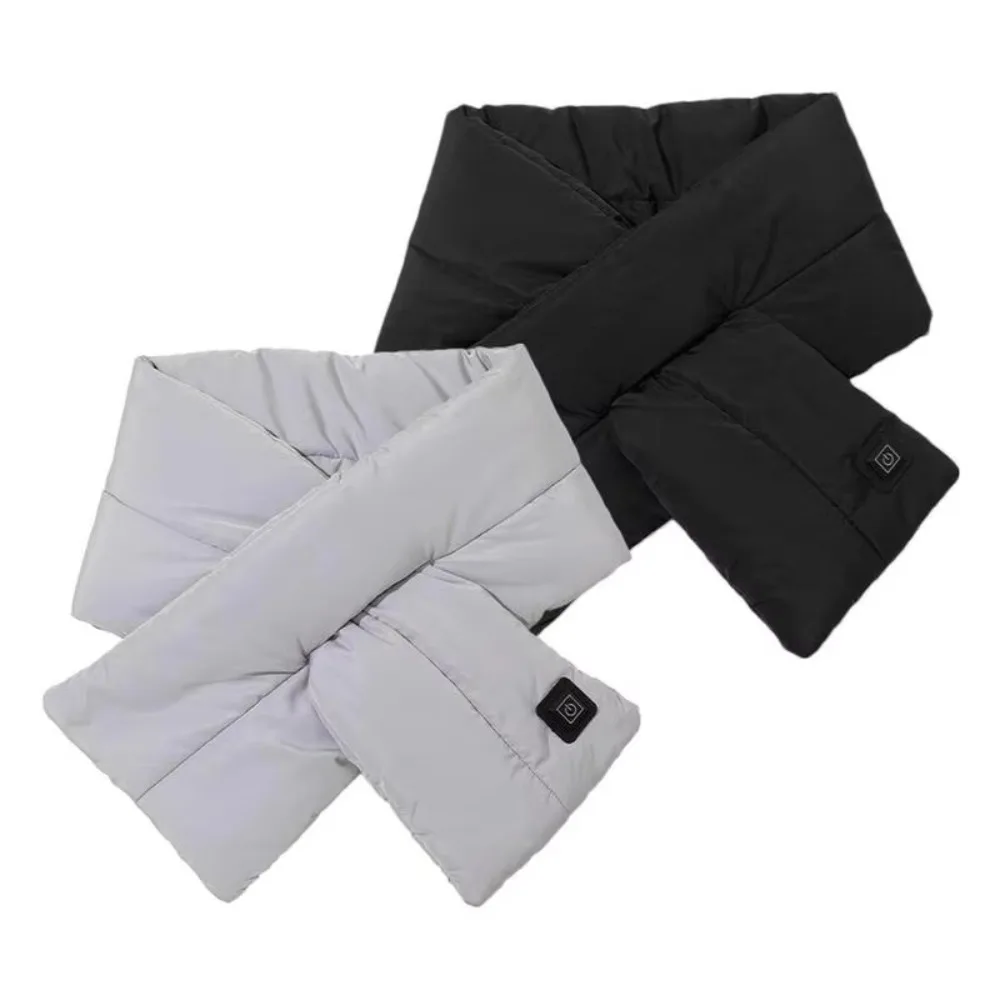 

USB Charging Electric Heated Scarf Adjustable Temperature Rechargeable Electric Winter Warmer Unisex Creative Neck Warmer