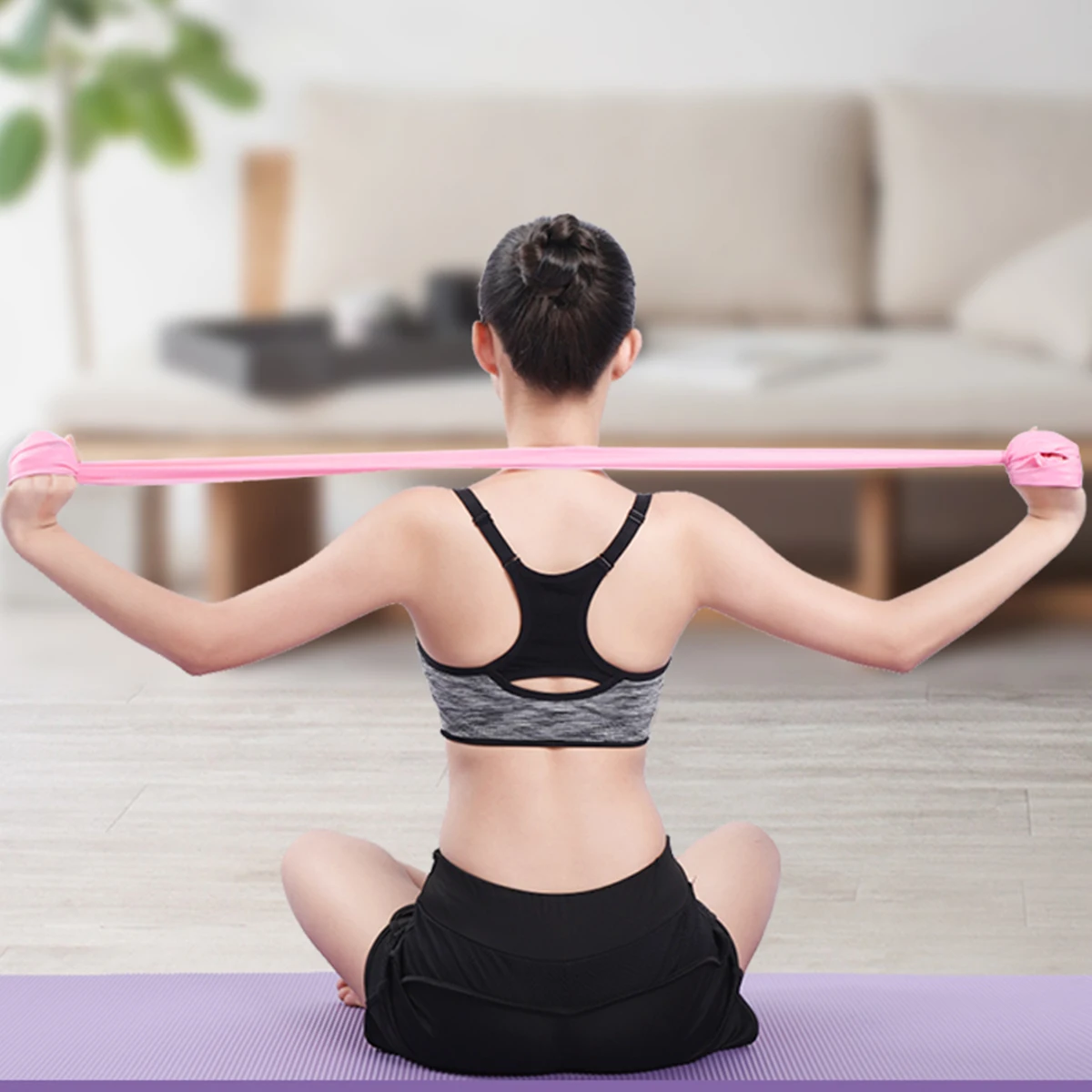 

3pcs 1.5M Yoga Stretch Belt Elastic Resistance Loop For Stretching Flexibility Training Yoga Strap Exercise Band Fitness Gear