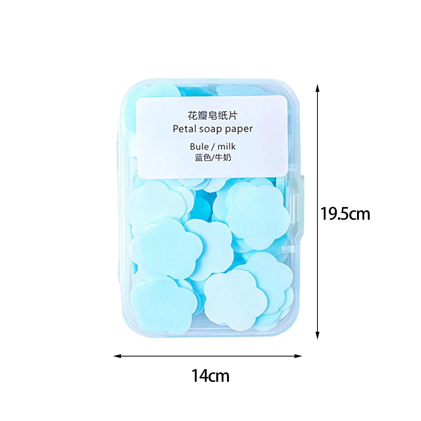 Paper Soap Sheets Scented Mini Disposable Hand Wash Flakes for Body Cleansers and Travel Skin Care