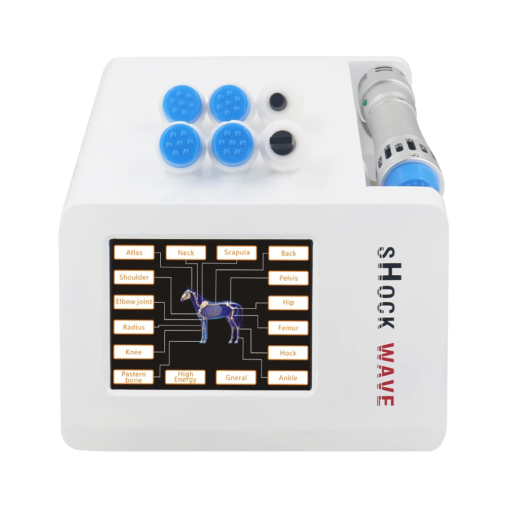 300MJ Shockwave Therapy Machine Pain Relief Fatigue Relax Muscle Horse Veterinaria  Massage Therapy Device