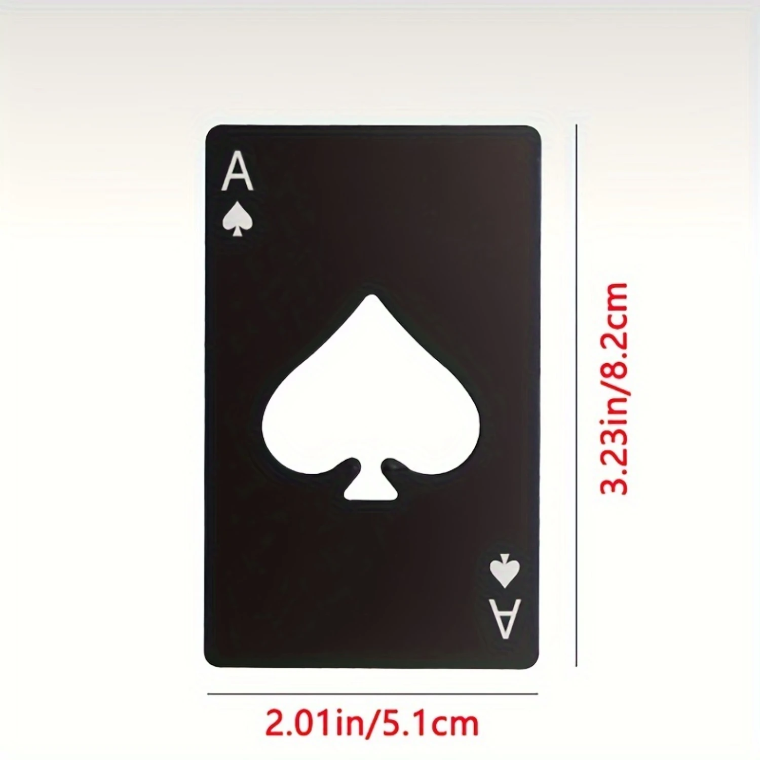 5個、栓抜き、クリエイティブポーカーカード形状栓抜き、ソリッドカラー栓抜き、家庭用またはバー用品にも最適