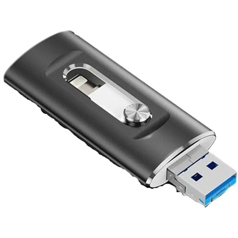 Well Made-OTG Stick USB 3.0 Flash Drive, 128GB Dual Interface, USB Type-C Pendrive, 4-In-1 Memory Expansion U-Disk Backup