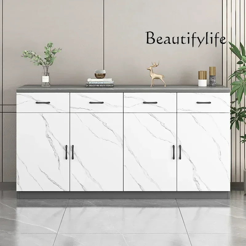 NEW White Sheets Complete Cabinet White Storage Design Wooden Nordic Kitchen Cabinet Luxury Full Shelves Meuble Cuisine Furnitur
