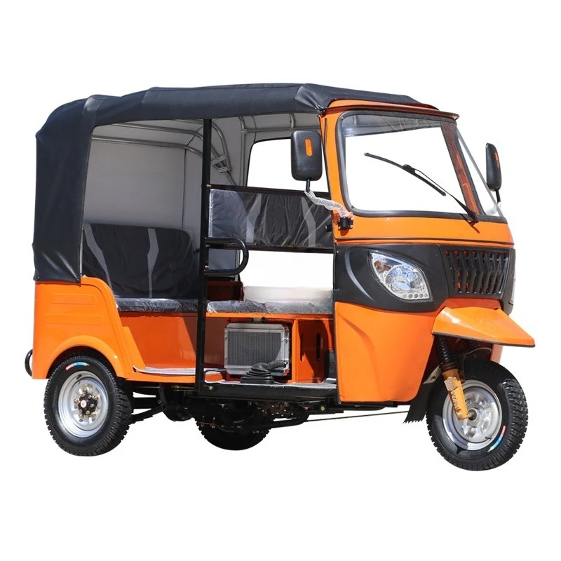 

Electric three-wheeled sightseeing manned solicitation style three-wheeled motorcycle