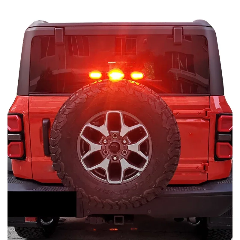 LED Tail Light Bar For Ford Bronco 2021 2022 2023 Sequential Turn Signal Reverse Brake Tail Lamp