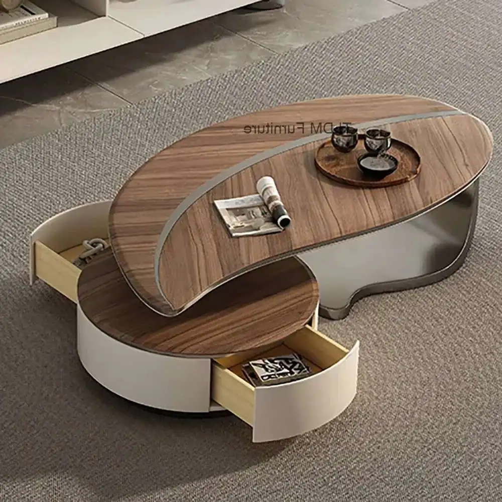 

Modern Vintage Coffee Table Nordic Premium Living Room Beautiful Side Table Aesthetic Elegant Tables Basses Home Furniture