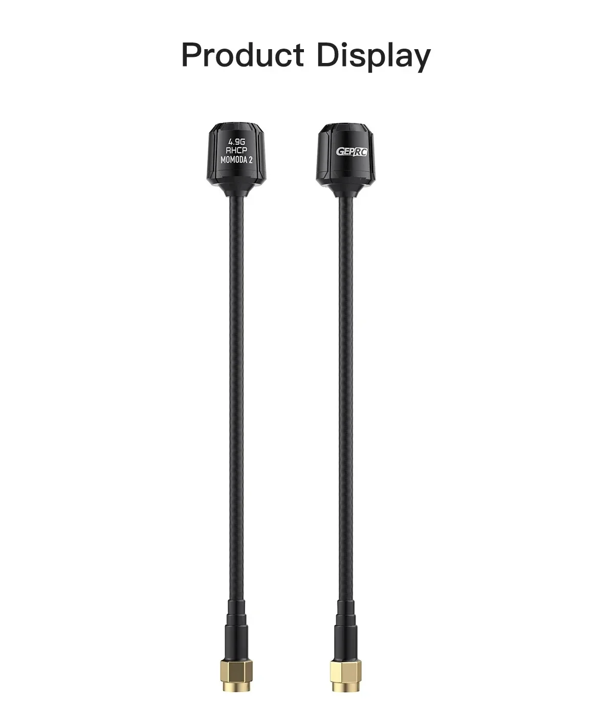 GEPRC Momoda2 4,9-5,3 GHz antena de carreras RHCP para Dron FPV, Ultra bajo VSWR SMA, piezas de cuadricóptero de estilo libre DIY de banda profesional