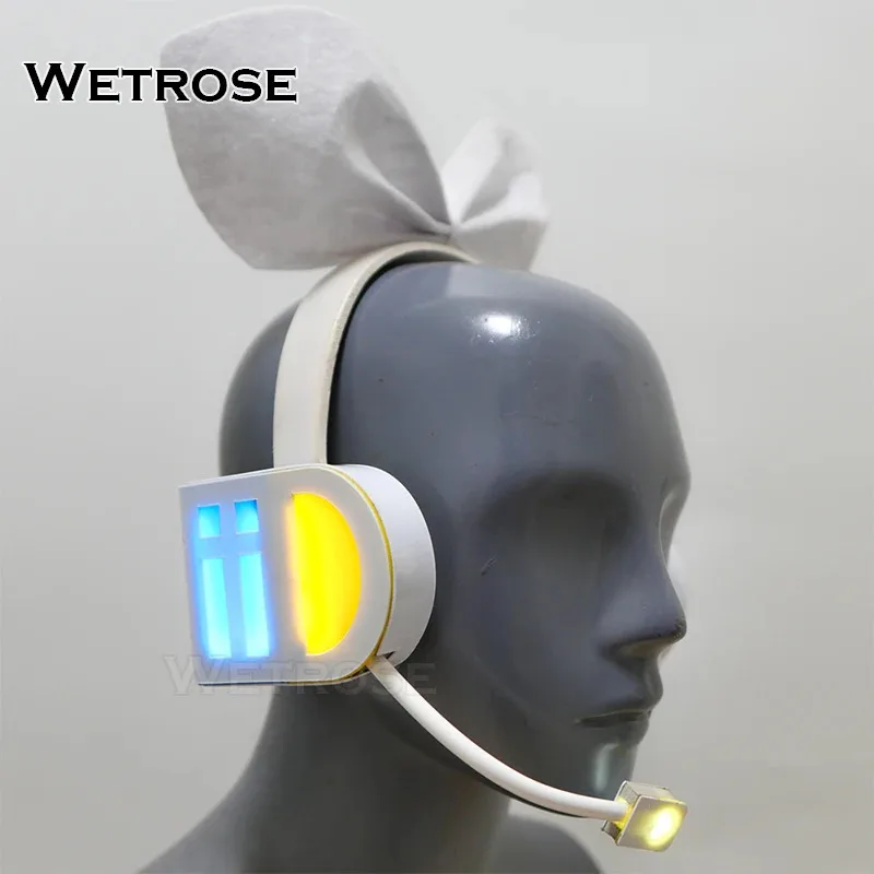 

【Wetrose】In Stock Rin Len Led Light Cosplay Props Head Gear Headwear Headphone Earphone Model Accessory Hair Hairband