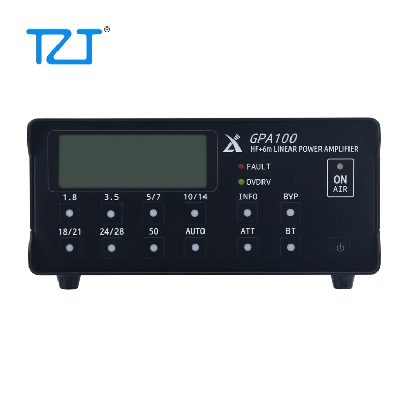 TZT XIEGU GPA100 100W Solid State Linear Power Amplifier 1.8-50MHz Amateur High Performance RF Amplifier