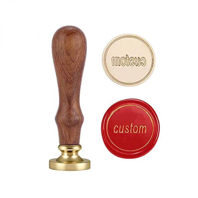 wax stamp Customized Various Size Shape Pattern Logo wax seal stamp