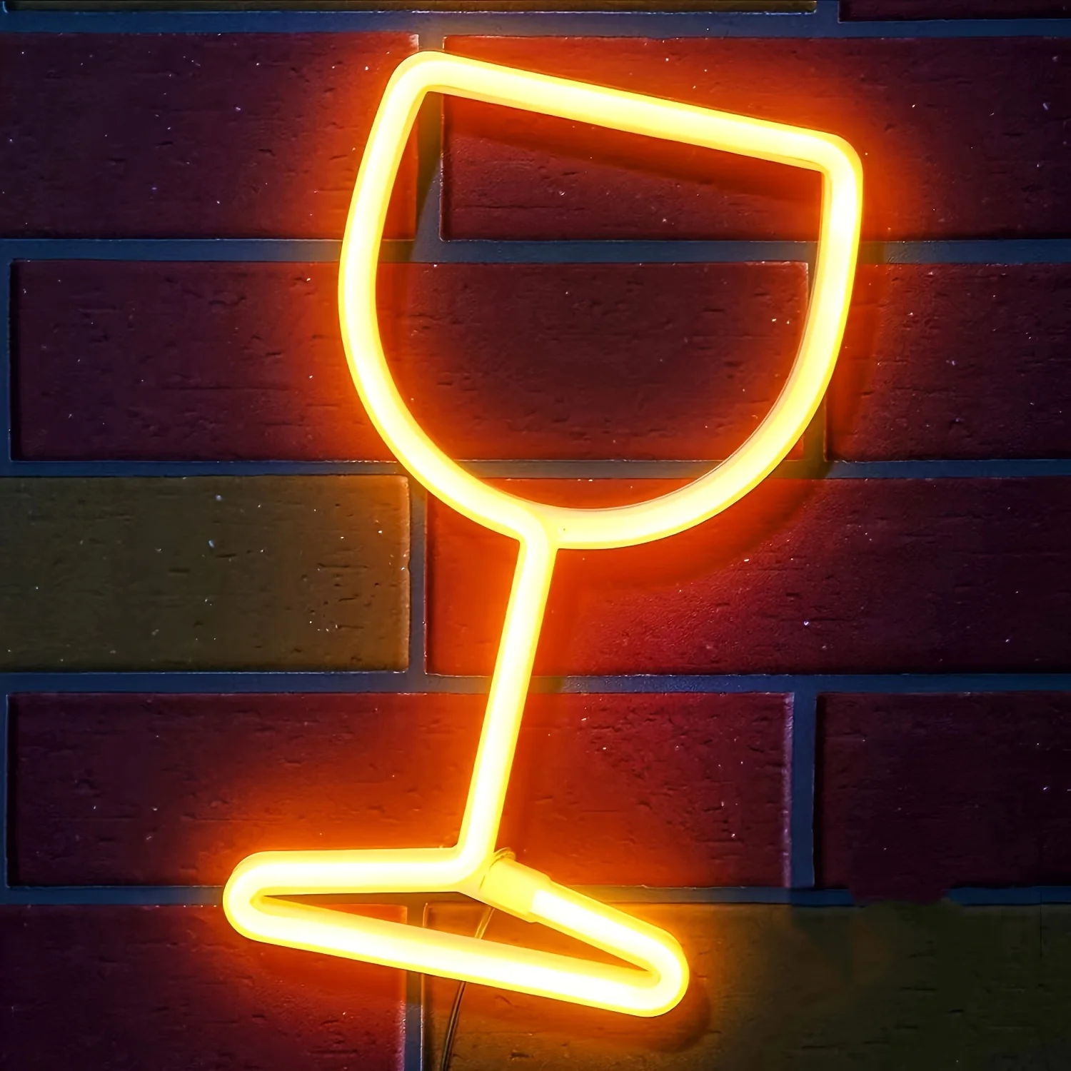 

1 Piece, Wine Glass Neon Light, Led Light Wall Decoration, Battery/Usb Powered, Bedroom Home Decor, Christmas, Valentine's Day, Dining Table, Wedding Decoration (Battery Not Included)