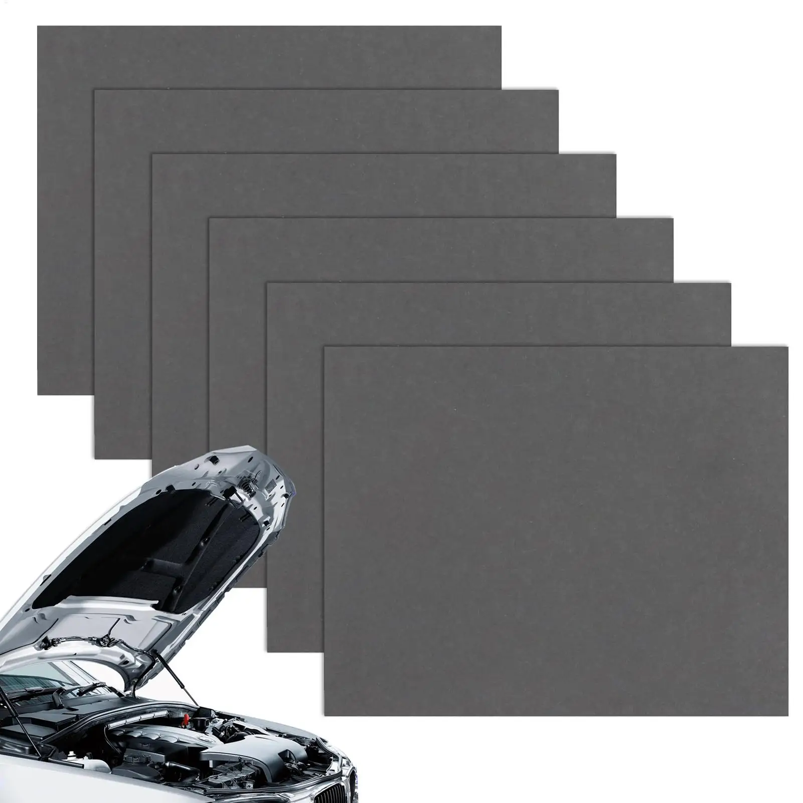 

6 шт. автомобильный топливный бак, высокотемпературные прокладки, автомобильный 15x11,8 дюйма, термостойкий лист для ремонта уплотнений топливного бака автомобиля