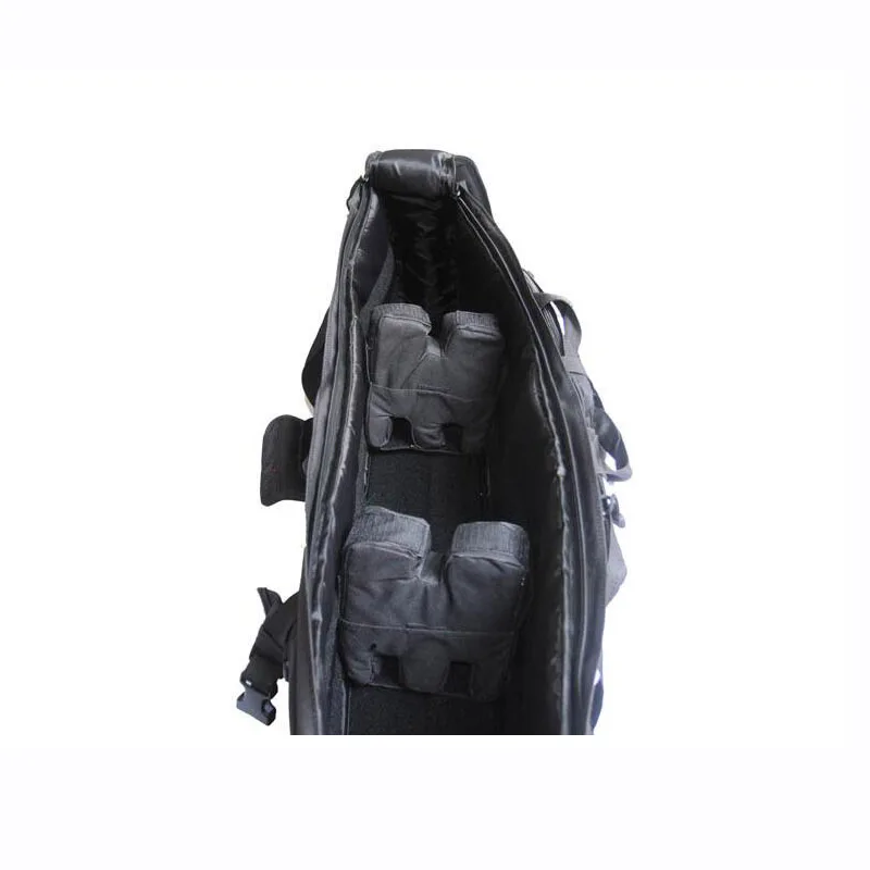 Tactical M249 Gun Bag High-strength Nylon Fabric Hunting Shooting Rifle Bags Case Backpack War Game Equipment Tow-way Zipper