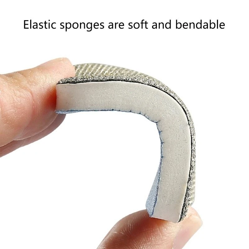 652F 4Pieces Handheld Sanding Pads Set with Grits 60/100/200/400 for DIYer Enthusiasts and Craftsmen Home Renovation Projects