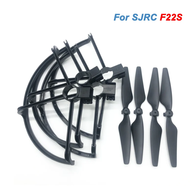 

Drone Spare Part Kit Propeller Protective Frame Blade Guard for SJRC F22S RC Quadcopter Replacement Accessory