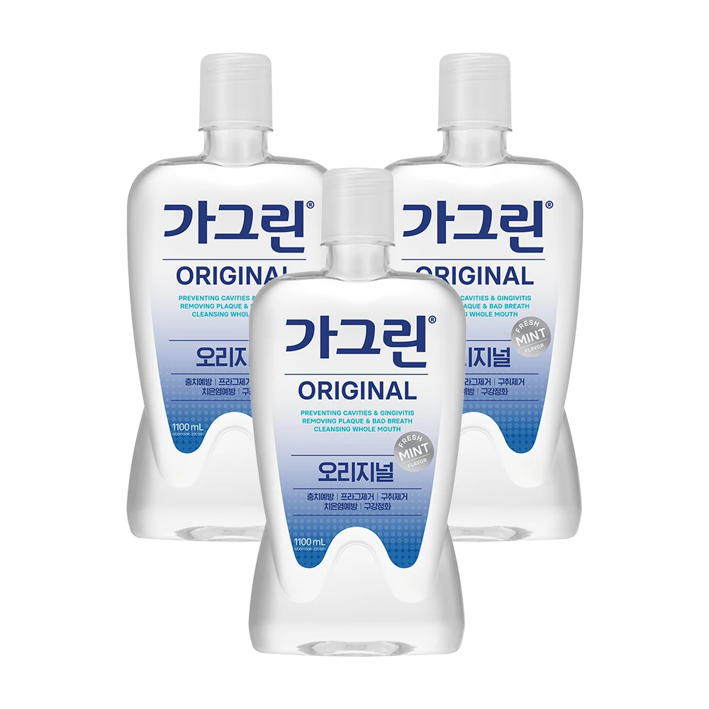[Dong-A Farmacéutico] Garglin Original 1100 ml x 3 piezas Enjuague bucal
