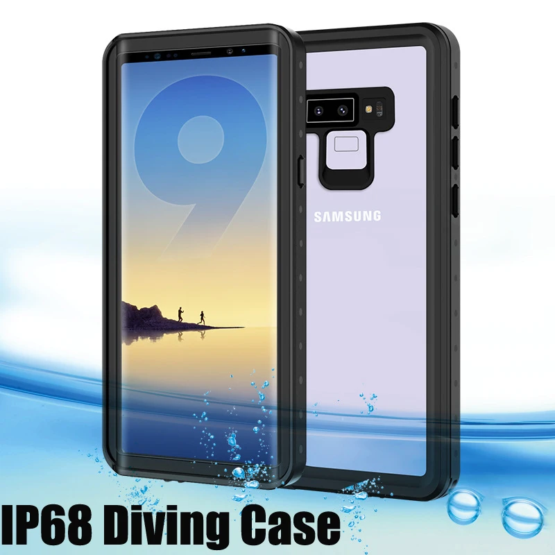 

50pcs For Samsung Galaxy S20 Ultra S10 Plus S9 Plus Note 10 8 9 Waterproof Case Dot Series IP68 3M Diving Underwater Armor Cover