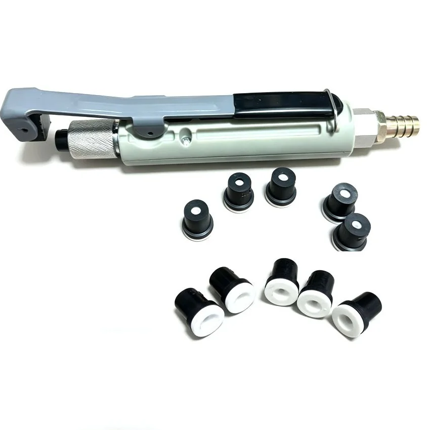 Upgraded Sandblaster Gun with 10pcs Sand Blasting Nozzles 2/2.5/3/3.5/4.5mm Handheld Blasting Gun