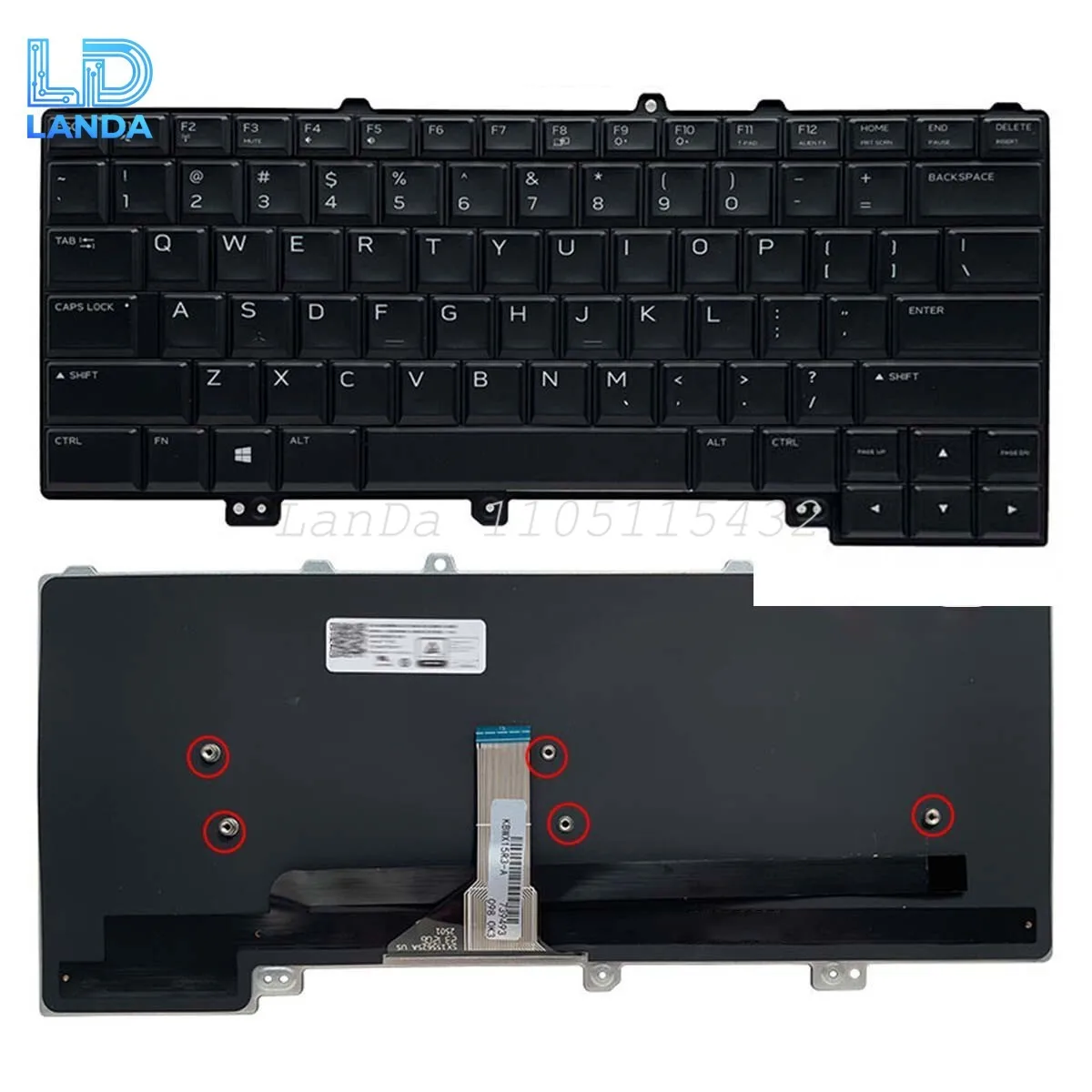 Keyboard For Dell Alienwar-e M13X 13R3 R4 14R3 R4 15R3 R4 P69F P81G Backlit RGB