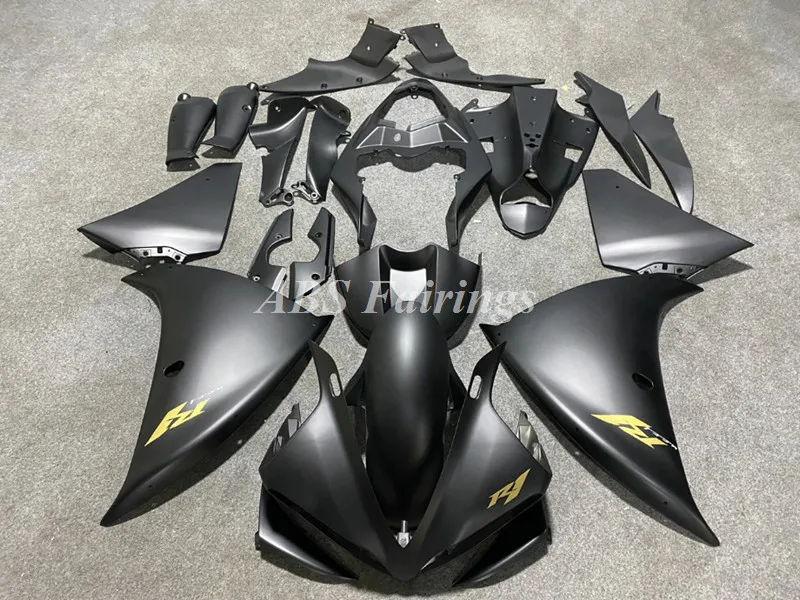 4Gifts New ABS Motorcycle Fairings Kit Fit For YAMAHA R1 2009 2010 2011 2012 09 10 11 12 Bodywork Set Custom Black Matte