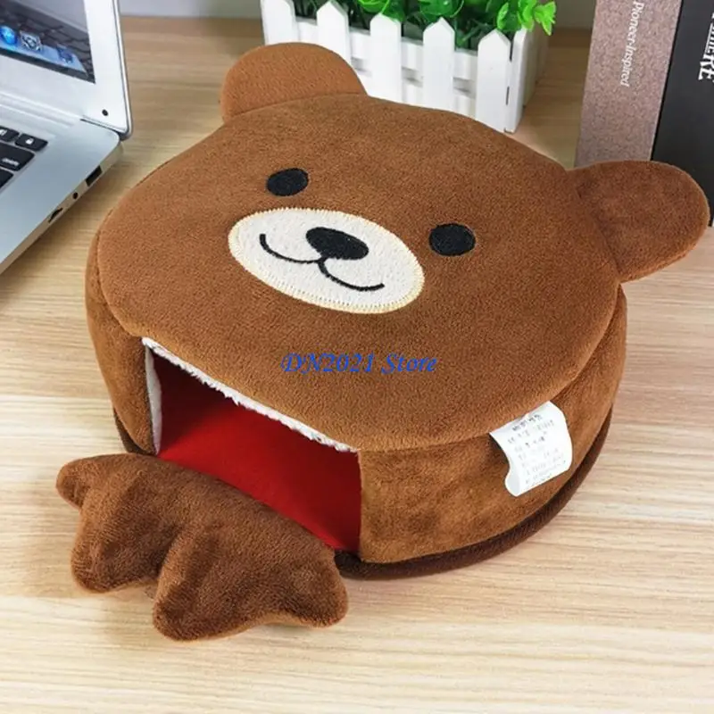 F3KE Heating Mousepad Roomy Hand Warming Mouse Pad Hand-Warming Mouse Pad Warmer