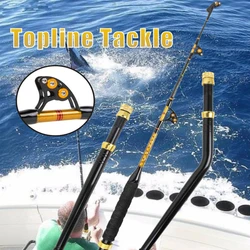 Sea Fishing Trolling Rod 5' Big Game Rod 80lbs 130lbs EVA Bent/Straight Handle Tuna Rod 2+1 RollerGuides FRP Material Roller Rod
