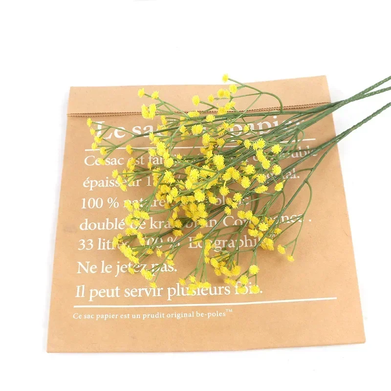 1 Bundle Artificial Gypsophila Imitation Flowers Plastic Gypsophila DIY Baby Breath Floral Bouquets Arrangement Wedding Decor