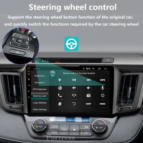 Android 16 Carplay Auto For Toyota RAV4 RAV 4 Xa40 2012 2013 2014 2015 2016 2017 2018 2019 Car Radio Multimedia Video Player 4G