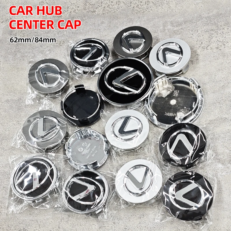 

4Pcs 62MM 84MM Car Wheel Center Caps Hub Badge Covers For Lexus IS250 CT200h GS300 LS430 RX450h LX570 IS300 ES RX LS IS NX CT