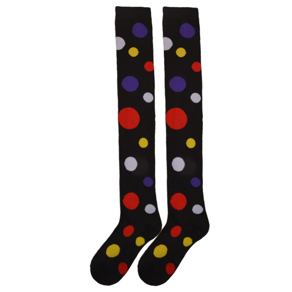 

Women's Hold-up Stockings Clown Socks Dot Dress Cosplay Performance Dance The Knee