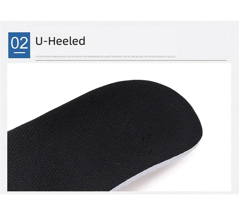 1 Paar orthopädische Einlegesohlen zur Unterstützung des Fußgewölbes, Schmerzlinderung bei Plattfüßen, Stoßdämpfungskissen, orthopädische Schuheinlagen, bequem – Detail 3