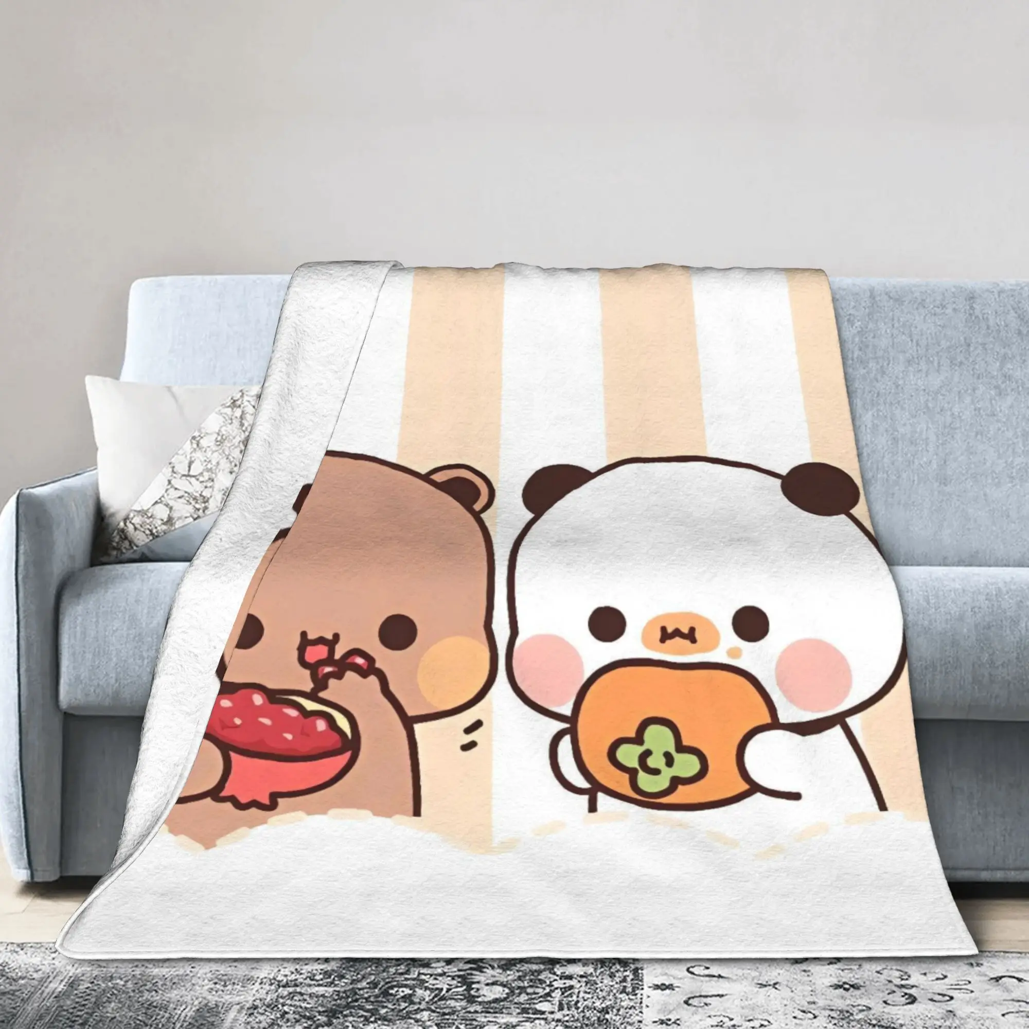 

Одеяло Bubu And Dudu Panda, качественное теплое мягкое одеяло, зимнее детское одеяло для дивана, пушистое покрывало