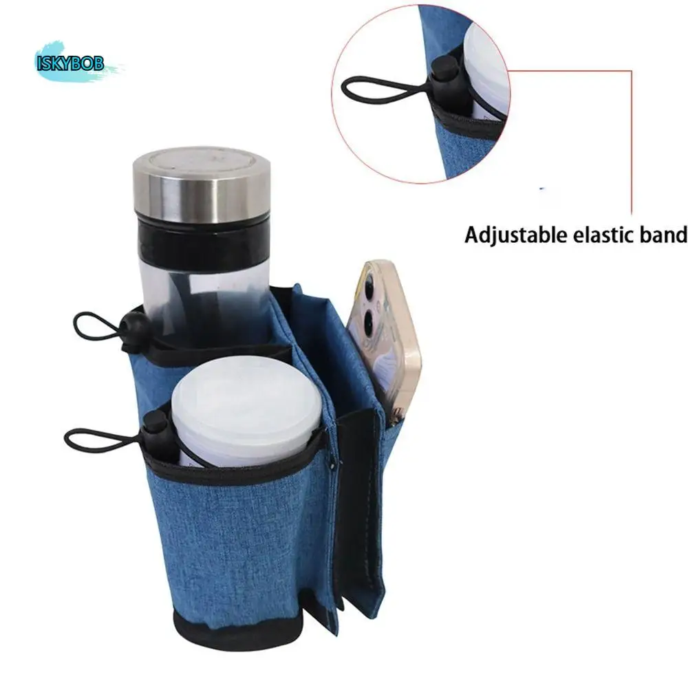 Oxford Cloth Trolley Hanging Bag Trolley Case Bottle Drinks Rack Drinking Bottle Bracket Drinking Bottle Can Luggage Cup Holder