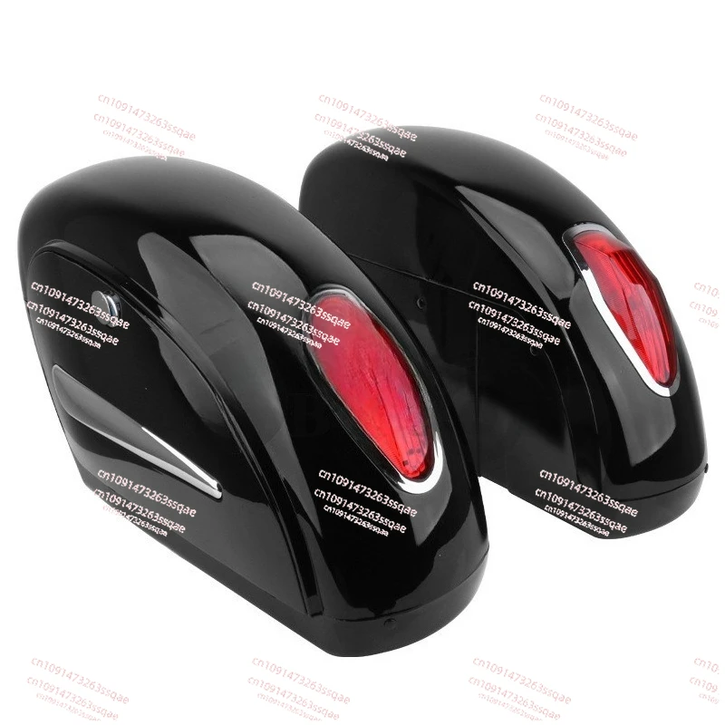 

Motorcycle Hard Saddlebag Side Case Tail Box Top Luggage Tank for Roadster Road King Custom