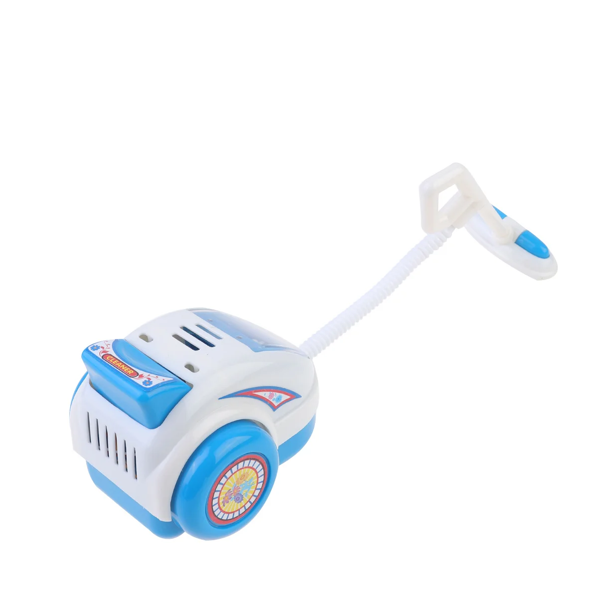 Azul aspirador de pó criança educacional fingir jogar simulação eletrodomésticos conjunto diversão imaginativa para crianças pré-escolares