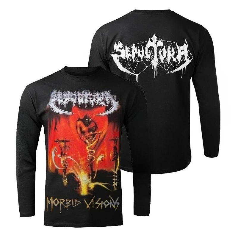 New retro metal rock band SEPULTRA 3D printed short sleeved T-shirt unisex shirt street American Y2K men's and women's top