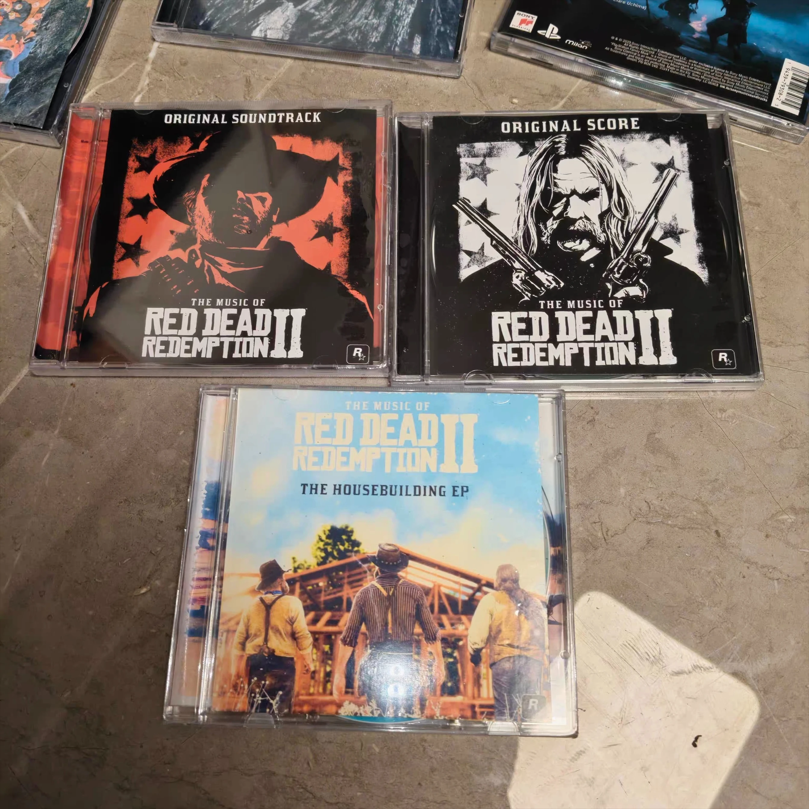 لعبة جديدة RDR2 وودي جاكسون الموسيقى CD Red Dead Redemption 2 OST ألبوم 3 قطعة القرص المدمج لوازم التدريس صندوق المسارات الصوتية