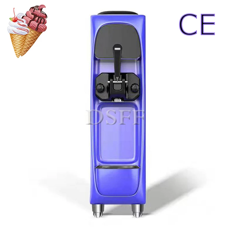 Small Desktop Single Flavor Soft Ice Cream Machine Multifunctional Frozen Yogurt Machine