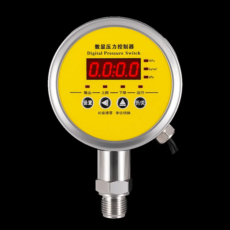 

Intelligent Pressure Switch Controller Digital Display Electrical Contact Pressure Gauge