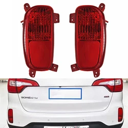 Reflector trasero de parachoques para Kia Sorento 2013 2014, luz antiniebla trasera roja, montaje de luz de freno trasera, accesorios de coche