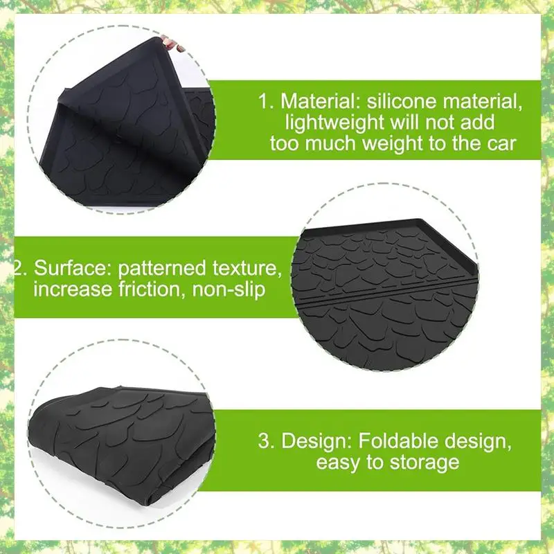 

T84C-For Wonderfold Wagon W4 Silicone Mat Accessory, Stroller Protection Against Sand,Dirt