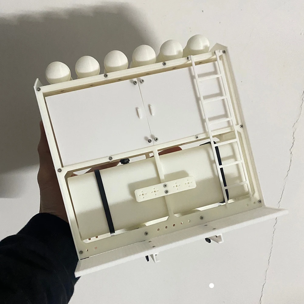 Plastic Simulation Equipment Rack Accessories for 1/14 Tamiya RC Truck Trailer Tipper Scania Benz Actros Volvo MAN LESU Car Part
