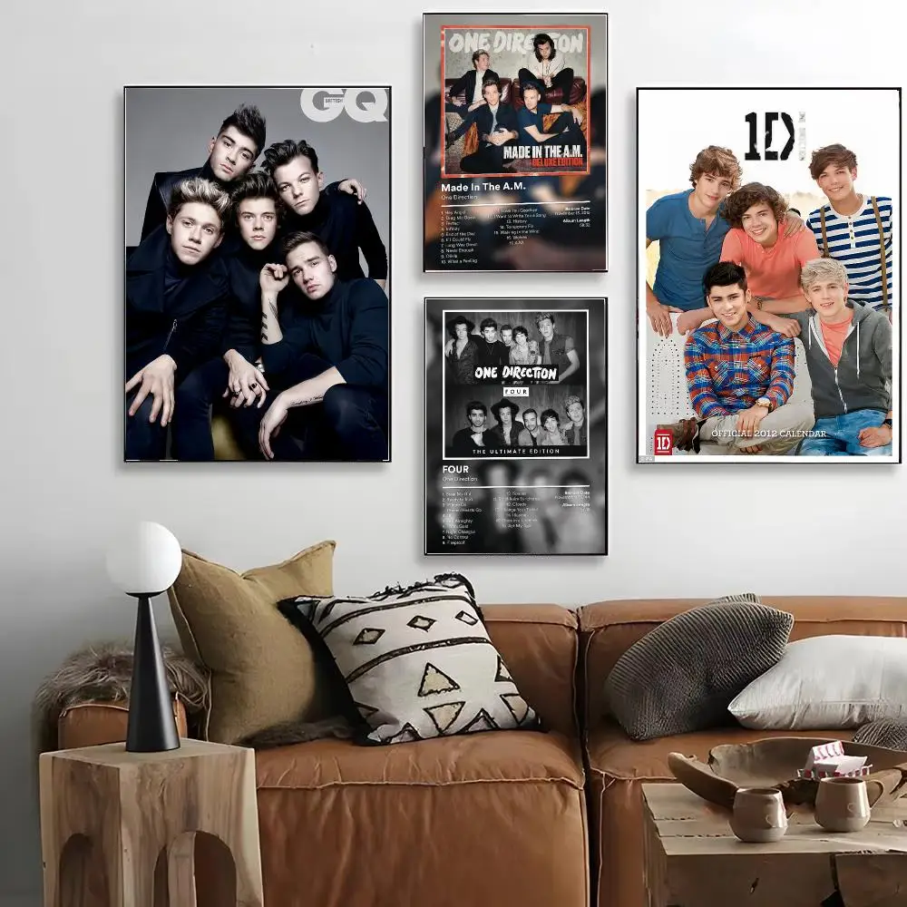 Band One Direction Poster HD Art Decorative Wall Art Waterproof Home Décor for Living Room Bedroom Café Stylish Gift