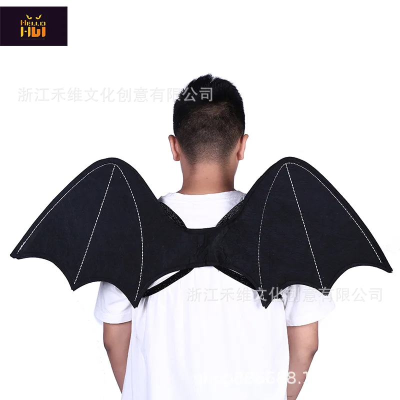 Halloween Bat Wings,Vampire Costume Wings,Halloween Dress Up Costume Accessory,Halloween Party Favors Cosplay Wings Black