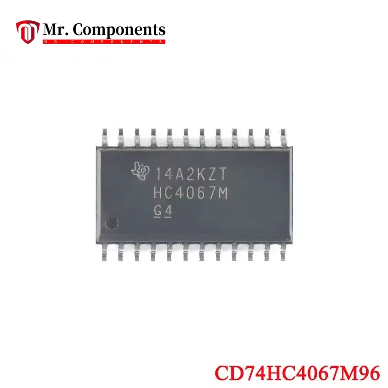5PCS CD74HC4067SM96 CD74HC4067 HP4067 SSOP-24 CD74HC4067M96 74HC4067D HC4067M SOIC-24 Single-channel Analog Multiplexer Chip New