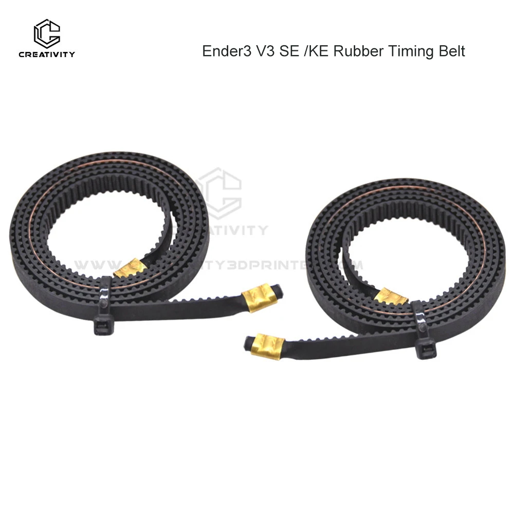 

For Ender 3 V3 SE,Ender 3 V3 KE X-axis Y-axis Synchronous Belt Kit Rubber GT2 Width 6mm Timing Belt Fit ender 3 V3 se,ke Print