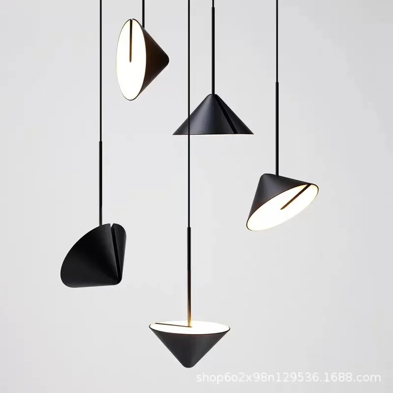 

Modern Led Pendant Lights Nordic Designer Multi-angle Iron Hanglamp For Bedroom Dining Room Home Loft Decor Luminaire Suspension