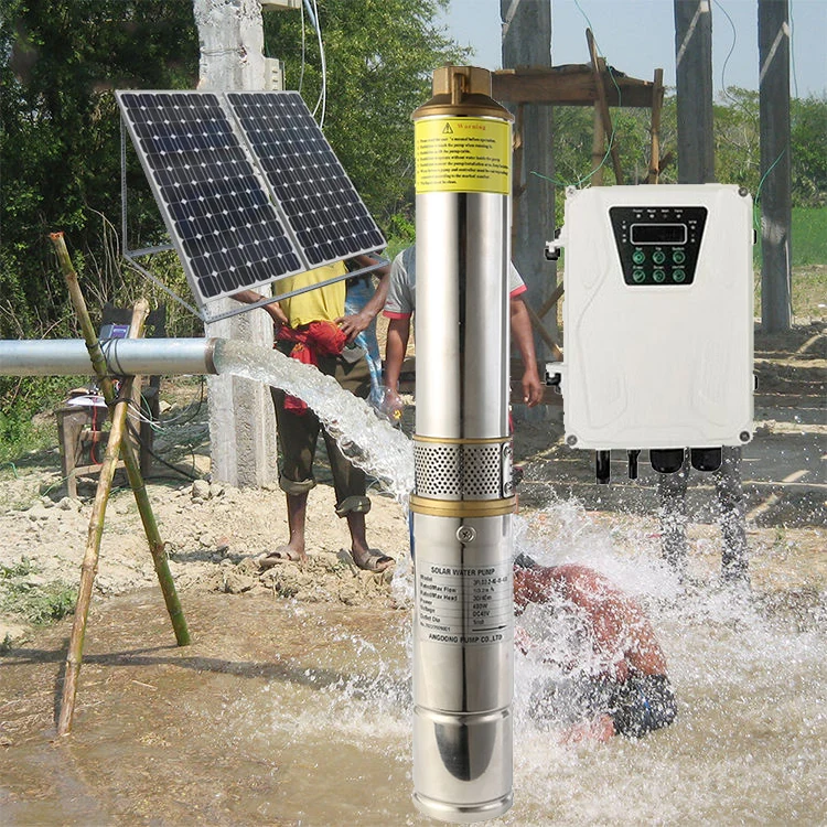 Solar Powered Hybrid Submersible Water Pump Philippines For Agriculture Farm Irrigation Without Solar Panels